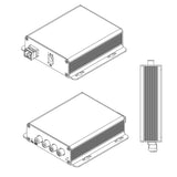 Multi-Channels RCA Audio Over Optic Fiber Extender to 20 Km over SM Fiber / 2 Km MMF, RCA Audio to Fiber Optic Converter