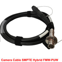 SMPTE311M 3K.93C ハイブリッド カメラ光ケーブル、固定プラグおよびソケット (FMW-PUW) SMPTE コネクタ付き