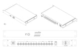 EFP-Glasfaserkamerasystem mit bidirektionalem 12G-SDI/1 Kanal 3G-SDI/10/100/1000 Ethernet/Genlock, funktioniert mit SMPTE Hybrid Elimination Device Adapter über 10 Kilometer Singlemode-Glasfaser.