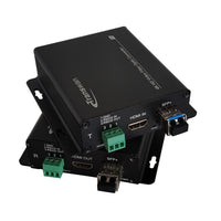 4K HDMI with RS 232 data over Optic Fiber Extender