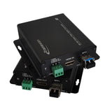 4K HDMI with RS 232 data over Optic Fiber Extender