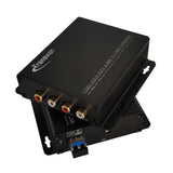 Multi-Channels RCA Audio Over Optic Fiber Extender to 20 Km over SM Fiber / 2 Km MMF, RCA Audio to Fiber Optic Converter