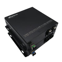 2 Channels Dynamic Microphone Audio over Fiber Optic Converter to 20 Km SM Fiber or 500 Meters MM Fiber