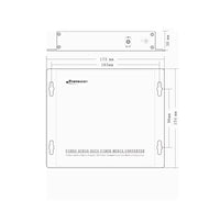 4 Ch/2 Ch (2 Way) Balanced Audio Over Fiber Optic Extender to 10 Km SMF or 500 Meters MMF w/ Standard Terminal Leads