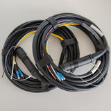 SMPTE 311M 3K93C FUW & PUW Hybrid Cables Breakout to 2 x Fibers + 4 x Signal & Power lines